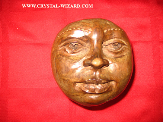 African Art Wooden Moon 460